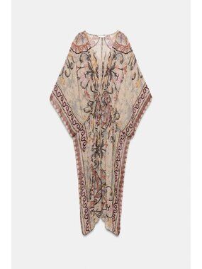 ZARA ZW COLLECTION PRINTED TUNIC DRESS